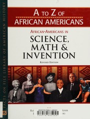 African Americans In Science Math And Invention Rev Ed Spangenburg
