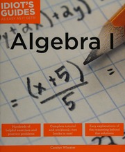 Algebra I Wheater Carolyn C 1951 Author