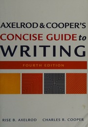 Axlerod Coopers Concise Guide To Writing Axelrod Rise B