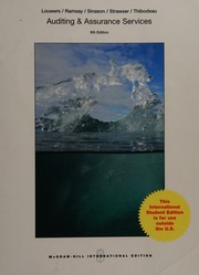 Auditing Assurance Services Sixth Edition Louwers Timothy J