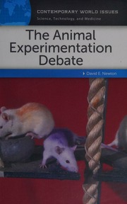 The Animal Experimentation Debate A Reference Handbook Newton