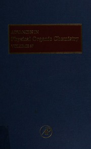 Advances In Physical Organic Chemistry Vol 37 Richard J P John P Tidwell