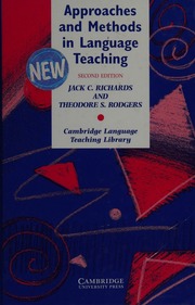 Approaches And Methods In Language Teaching 2nd Ed Richards