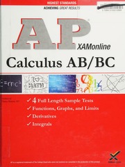 Ap Advanced Placement Calculus Abbc Mattson Thomas M Author