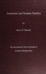Armenian And Iranian Studies Russell James R 1953