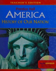 America History Of Our Nation Davidson James West Stoff Michael B Pearsonprentice Hall