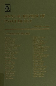 Annual Review Of Psychology Volume 52 2001 Fiske Susan T Schacter