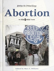 Abortion An Opposing Viewpoints Guide Williams Mary E 1960