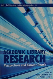 Academic Library Research Perspectives And Current Trends Radford