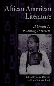 African American Literature A Guide To Reading Interests Dawson