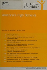 Americas High Schools Brookings Institution Woodrow Wilson School Of Public And International Affairs