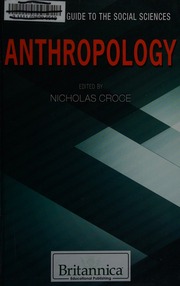 Anthropology The Study Of Humankind First Edition Croce Nicholas