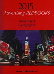 Advertising Red Books Advertisers Geographic 2015 Red Books Llc