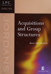 Acquisitions And Group Structures 11re Ma Denicolo