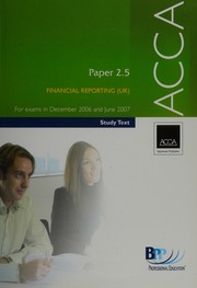 Acca For Exams In December 2006 And June 2007 Bpp Learning Media Firm