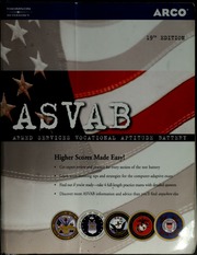 Asvab Armed Services Vocational Aptitude Battery 19th Ed Ostrow