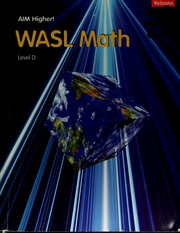 Aim Higher Wasl Math Level D 1st Ed Babcock Denise Great Source Education Group