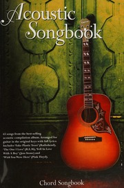Acoustic Songbook 65 Songs From The Bestselling Acoustic Compilation Album Unknown