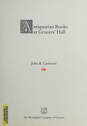 Antiquarian Books In The Library At Grocers Hall Cameron John Bettoney