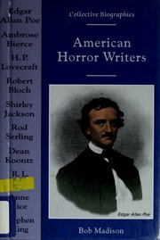 American Horror Writers Madison Bob