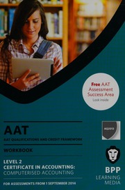 Aat Qualifications And Credit Framework Qcf Aq2013 Level 2 Certificate In Accounting Workbook Second Edition Association Of Accounting Technicians
