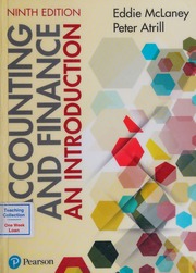 Accounting And Finance An Introduction Mclaney E J Author
