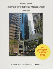 Analysis For Financial Management Higgins Robert C Author Koski