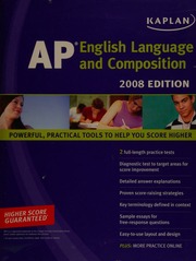 Ap English Language Composition 2008 2008 Ed Pivarniknova