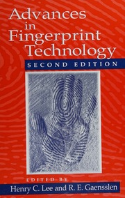 Advances In Fingerprint Technology 2nd Ed Lee Henry C Gaensslen