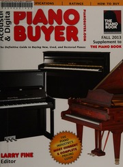 Acoustic Digital Piano Buyer Supplement To The Piano Book Fall 2013 Fine