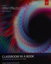 Adobe After Effects Cc 2014 Release Faulkner Andrew Author