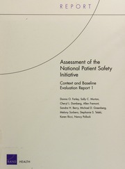 Assessment Of The National Patient Safety Initiative Context And Baseline Evaluation Report 1 Farley