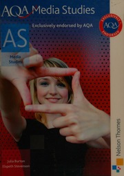 Aqa As Media Student Book Burton Julia Stevenson Elspeth