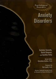 Anxiety Disorders 1 Edition Connolly Sucheta Petty Cynthia Simpson