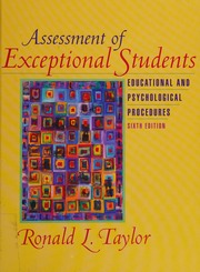 Assessment Of Exceptional Students Educational And Psychological Procedures 6th Ed Taylor