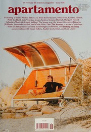 Apartamento Magazine 14 Winter 2011 An Everyday Life Interiors Magazine Amanda Maxwell