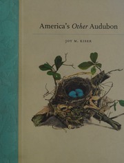 Americas Other Audubon 1st Ed Kiser Joy M 1947 Jones Genevieve Genevieve Estelle