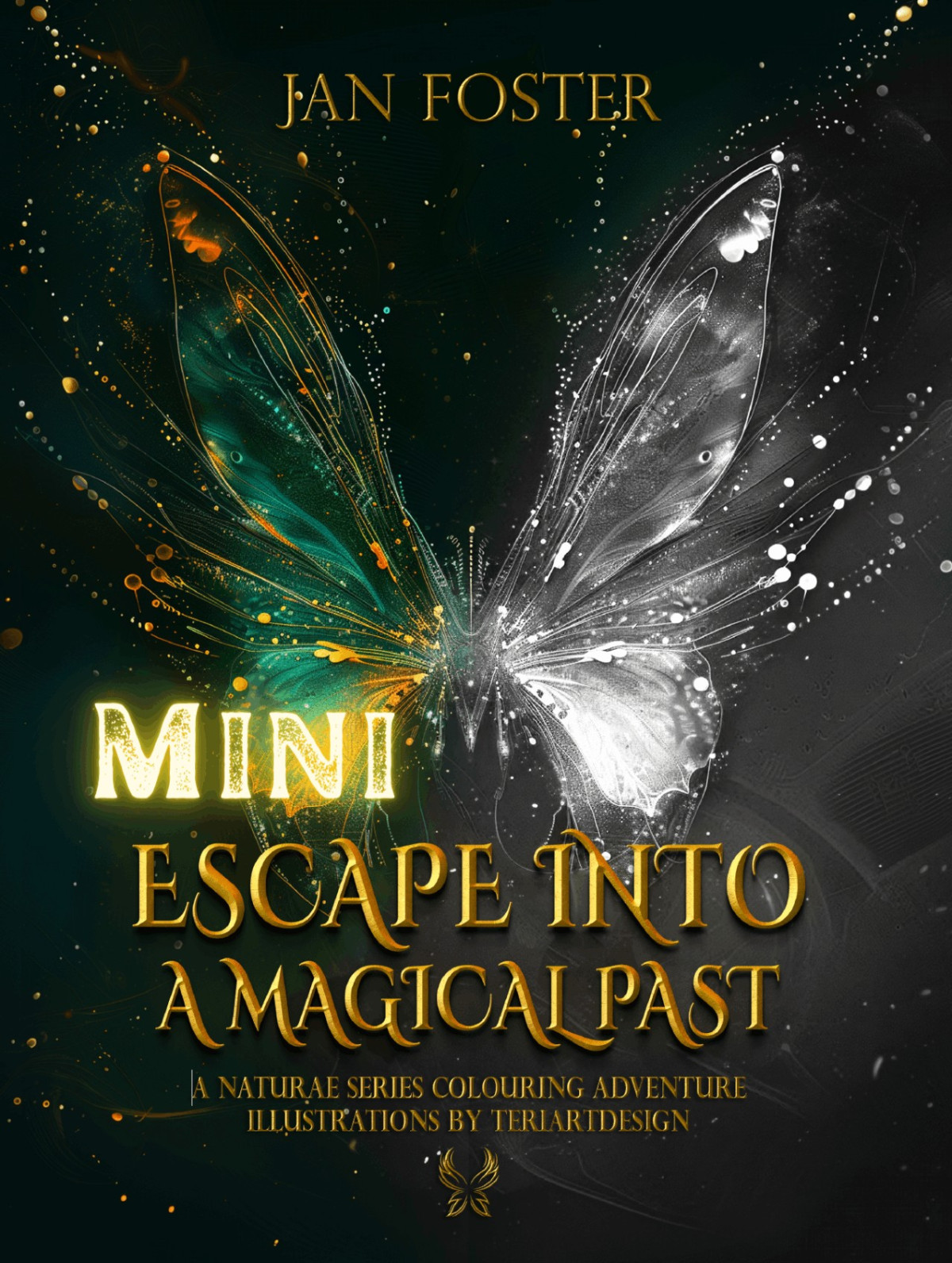 Mine Escape Into A Magical Past Colouring Adventure Jan Foster