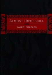 Almost Impossible Word Puzzles Unknown