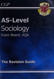 As Level Sociology The Revision Guide Exam Board Aqa Parsons