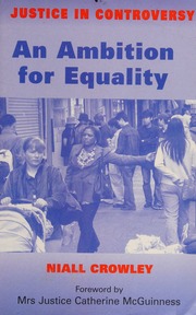 An Ambition For Equality Crowley Niall