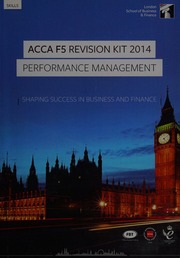 Acca For Exams In 2014 F5 Performance Management London School Of Business Finance