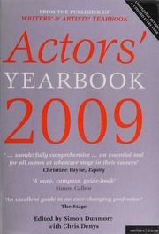 Actors Yearbook 2009 Denys Chris Lissenden Hilary Dunmore