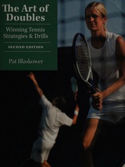 The Art Of Doubles Winning Tennis Strategies Drills 2nd Ed Blaskower