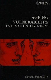 Ageing Vulnerability Causes And Interventions Bock Gregory Goode