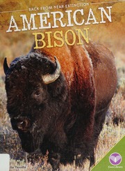 American Bison Yasuda Anita Author Barfield Jennifer Consultant