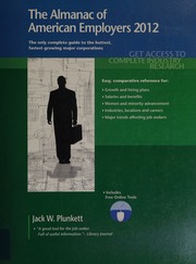 The Almanac Of American Employers 2012 The Only Guide To Americas Hottest Fastestgrowing Major Corporations Plunkett