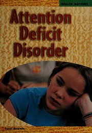 Attention Deficit Disorder Baldwin Carol 1943