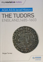 Aqa Asalevel History The Tudors England 14851603 Turvey