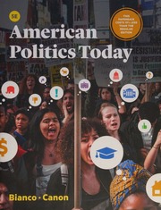 American Politics Today Bianco William T 1960 Author Canon